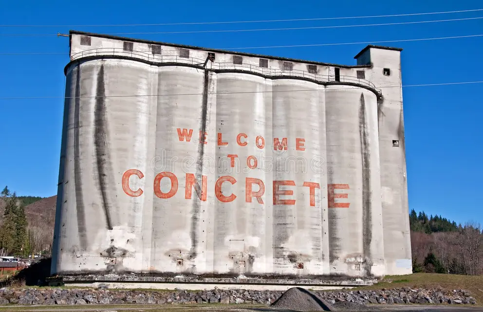 concrete washington Silos